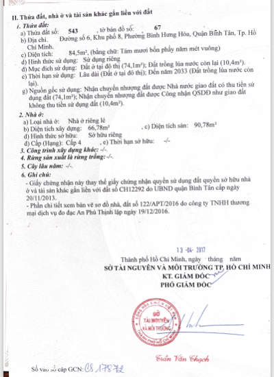 bán gấp nhà MT đường số 6, Bình Hưng Hòa, Bình Tân; 4x21m; sổ hồng; 6,45 tỷ thương lượng